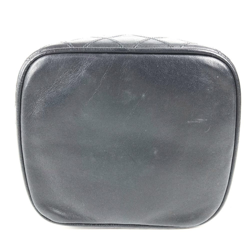 CHANEL Black Leather Logo Pouch - Picture 5 of 16